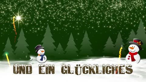 Weihnachtsgrüße - Frohe Weihnachten - Videogrüße - Merry Christmas & Happy New Year - neues Jahr