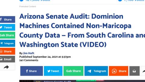 Maricopa County AZ audit Dominion vote stealing machines as a criminal enterprise