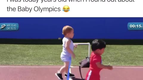 Have You Ever Watched The Baby Olympics Before?
