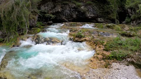 relax morning - super relaxing river waterfalls torrent sounds 🔥 ( no music )