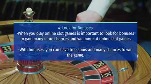 How To Win More at Online Slot Games?
