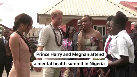 Prince Harry and Meghan talk mental health on first Nigeria visit | Amaravati Today