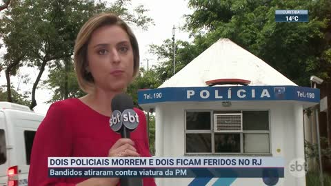 Dois policiais morrem e dois ficam feridos em operação no RJ | SBT Brasil (07/11/22)