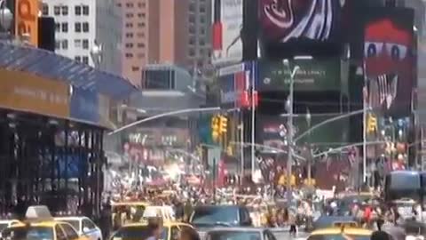 Times Square during US goal in 2010 World Cup