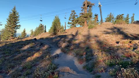 Oregon – Mount Hood – Timberline Lodge Ski Lift Area in Summer