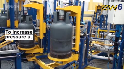 How Gas Cylinders Are Made- (Mega Factories Video)