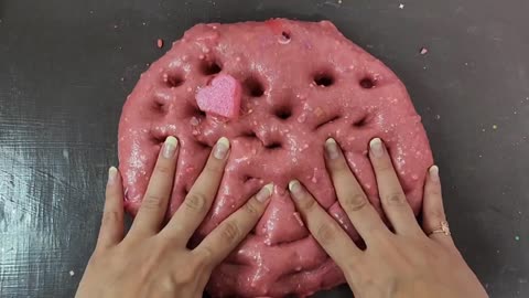 ASMR Barbie vs Kuromi BlackSlime Mixing Random Into Slime! Satisfying Slime#ASMR#Slime#satisfying