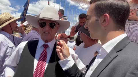 Bob Katter interview at Canberra Rally