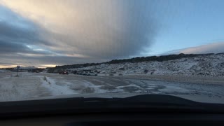 Driving to Thingvellir national park3