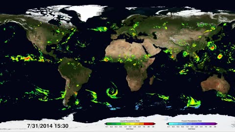 NASA’s Global Tour of Precipitation in Ultra HD 4K