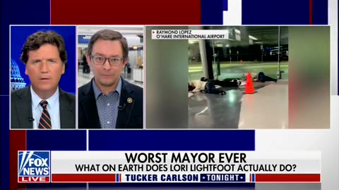 'So-Called' Homeless Have 'Moved' Into One Of America's Biggest Airports, Tucker Carlson Says