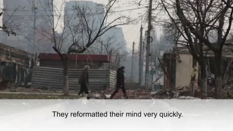 Civilians suffered from Azov nazi's in Mariupol
