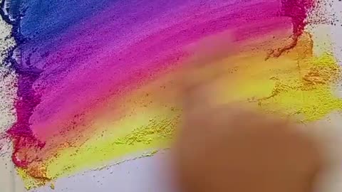 A lovely sunset Scenery drawing using Soft pastel _ #shorts.mp4