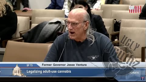Jessie Ventura give testimony speech to the Senate for cannabis legalization