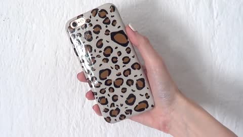 DIY Leopard Phone Case