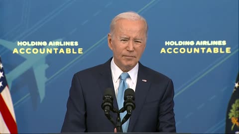 President Biden delivers remarks about protecting consumers from flight delays and cancellations with Transportation Secretary Pete Buttigieg - May 8, 2023