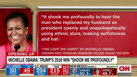 'NO.2 'Shook me profoundly': Michelle Obama shares her thoughts on Trump 2016 win