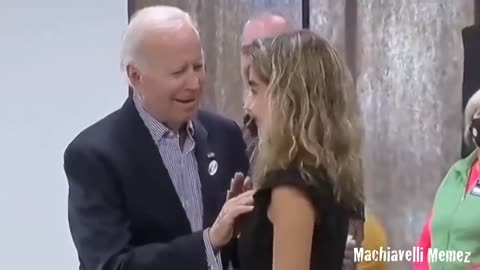 Biden Kissing His Granddaughter