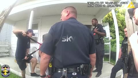 Louisville: Bodycam footage shows police rescue woman held captive
