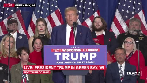 Trump Rally in Green Bay Wisconsin - April 2, 2024