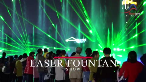 Water Laser Show - Himalaya Music Fountain