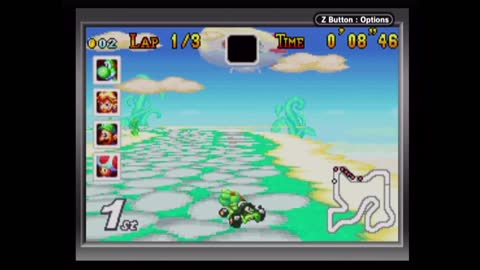 Mario Kart: Super Circuit - 150cc Lightning Cup (Game Boy Player Capture)