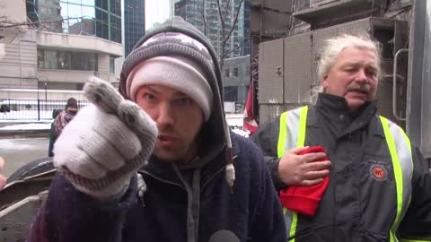 Reporter Gets Owned by Ottawa Freedom Trucker