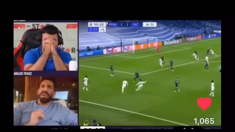 Watch the reaction of Aguero and Tevez after Real Madrid