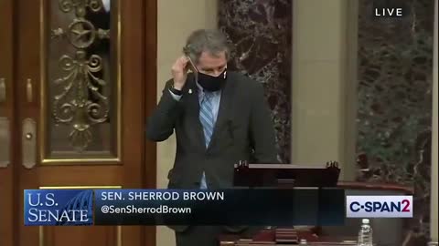 MASK SHOWDOWN: Sen. Sherrod Brown (D-OH) and Sen. Dan Sullivan (R-AK) square off over face masks