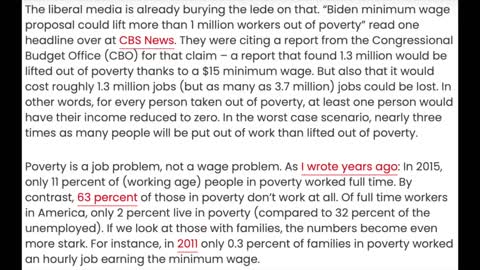 $15 Minimum Wage Will Layoff Estimated 1.3-3.7 Million Workers