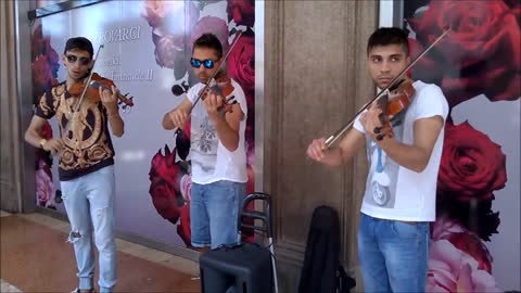 Listening This Men Playing Violin