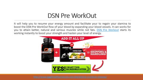DSN Pre WorkOut Supplement Where to Buy ?