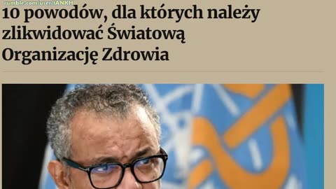 10 powodów, dla których należy zlikwidować Światową Organizację Zdrowia-Uczta Baltazara