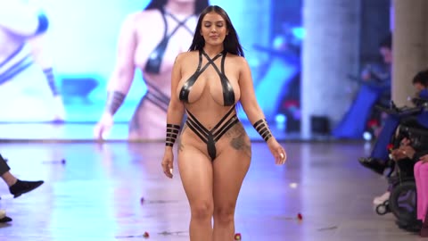 Black Tape Project | Brianna Dale in Slow Motion 4k| LÀ Fashion Week 2024