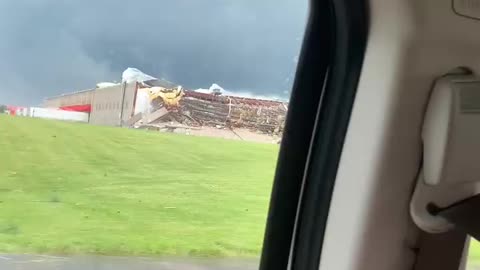 Tornado Hits Meijer Distribution Center Tipp City Ohio