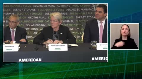 Energy Secretary Jennifer Granholm - “Making Sure That We Wean Ourselves Off Of Fossil Fuels”
