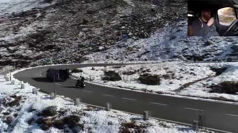 Daredevil Rides Vespa For 14km With Bag Covering Head