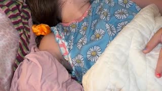 Mom Startles Daughter Who Fell Asleep Reading