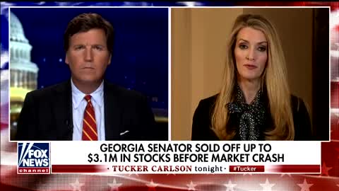 Tucker Carlson vs Kelly Loeffler Part 1