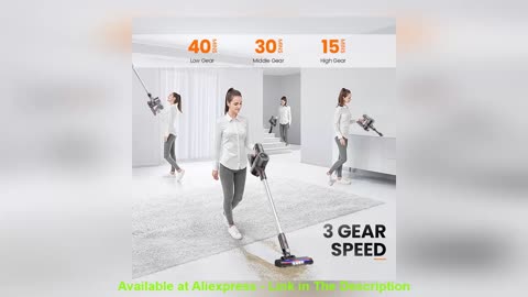 ✨ MIUI Wireless Handheld Vacuum Cleaner with Touch Screen Home Clean Appliance 21KPa Suction Power