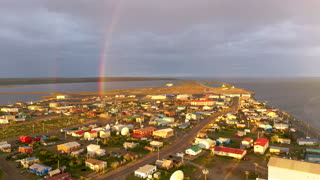 Storm Passes over Kotzebue Alaska