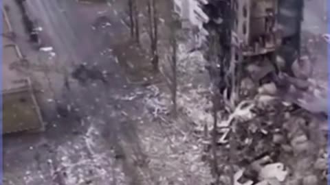 DRONE FOOTAGE OF DEVASTATION IN UKRAINE CAUSED BY RUSSIAN AIRSTRIKES!