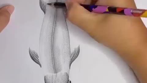 Creative artwork made by anonymous artists using a graphite pencil. #short
