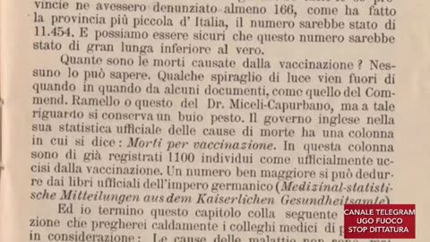 LA VERITÀ SUI VACCINI DAI LIBRI DELL'EPOCA.