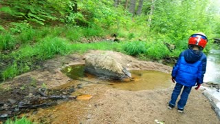 Found a stream while ATVing in New Hampshire