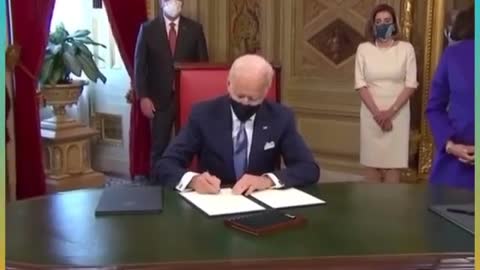 VIDEO: Joe Biden: "I don't know what I'm signing?" *Signs it anyways