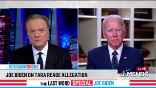 Joe Bidens says vote again him if you believe Tara Reade