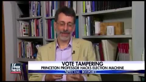FLASHBACK: Dr. Andrew Appel, a Princeton Professor shows how the elections machine can be rigged