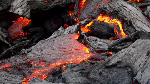 Iceland Volcano Eruption footages