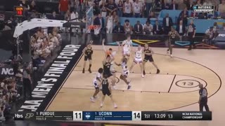 US Sports Basketball Featuring: UConn vs. Purdue - 2024 men's National Championship Highlights